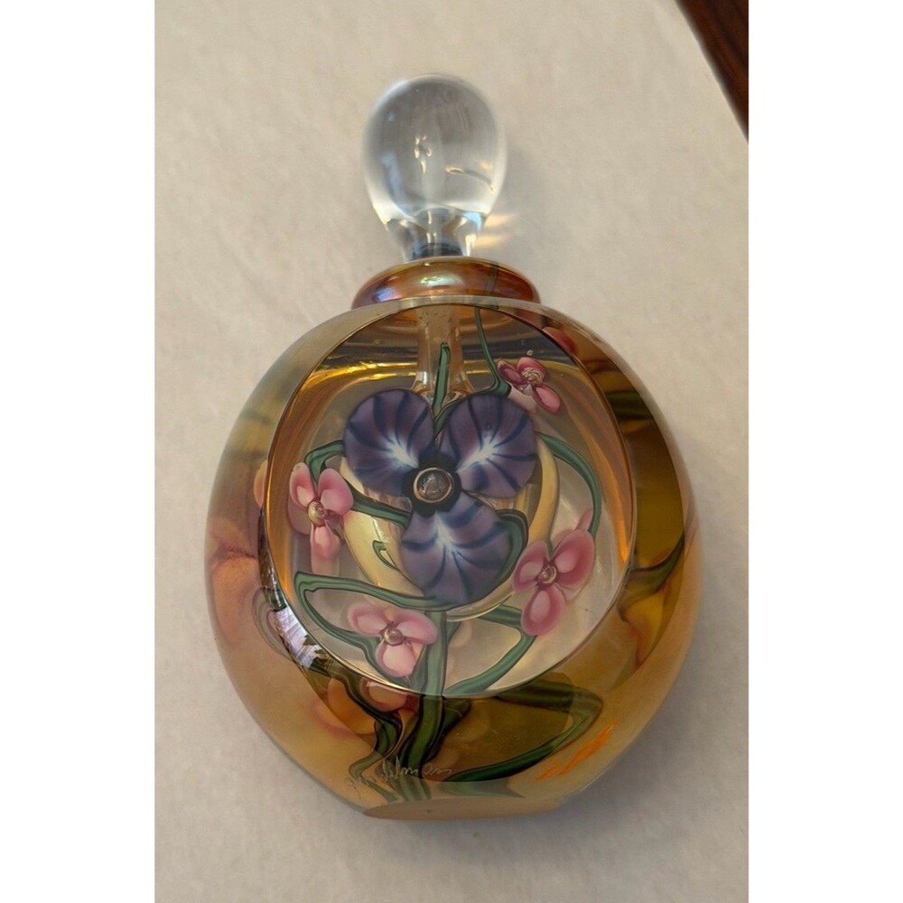 Roger Gandelman Floral Perfume Bottle 2007